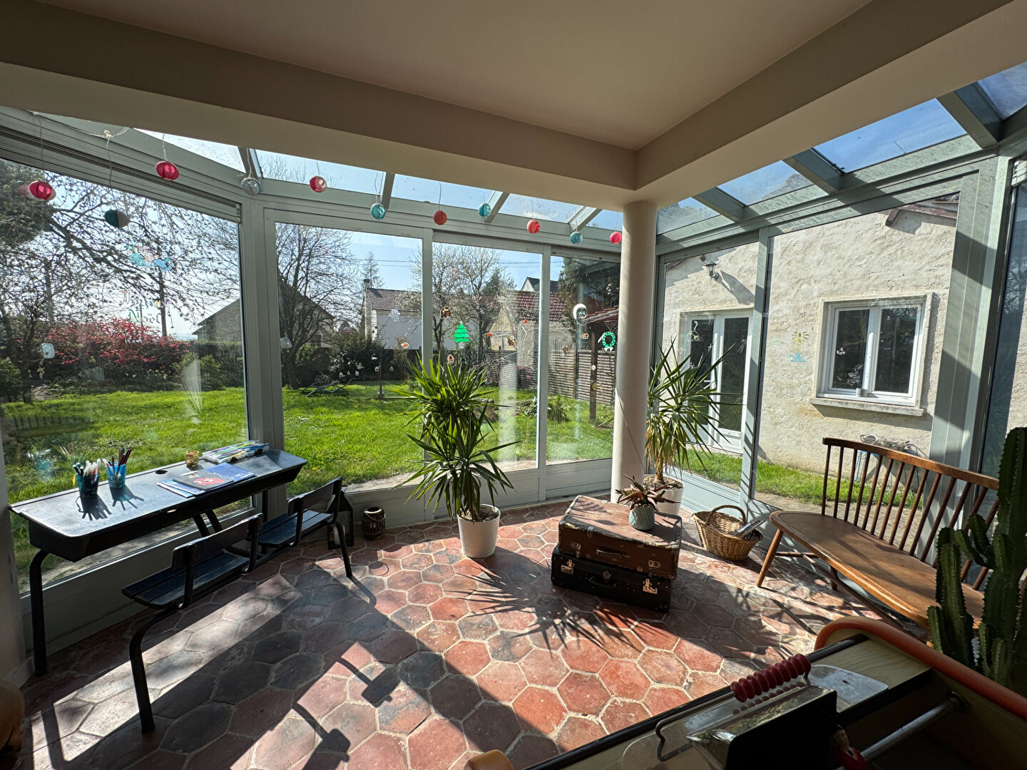 Photo Belle longère du 18ème siècle avec garage Auteuil -Autouillet  8 pièces 218 m2 image 5/6