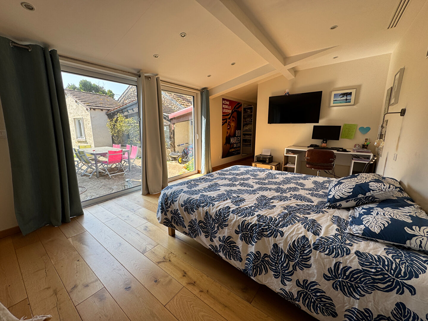 Photo Belle longère du 18ème siècle avec garage Auteuil -Autouillet  8 pièces 218 m2 image 6/6