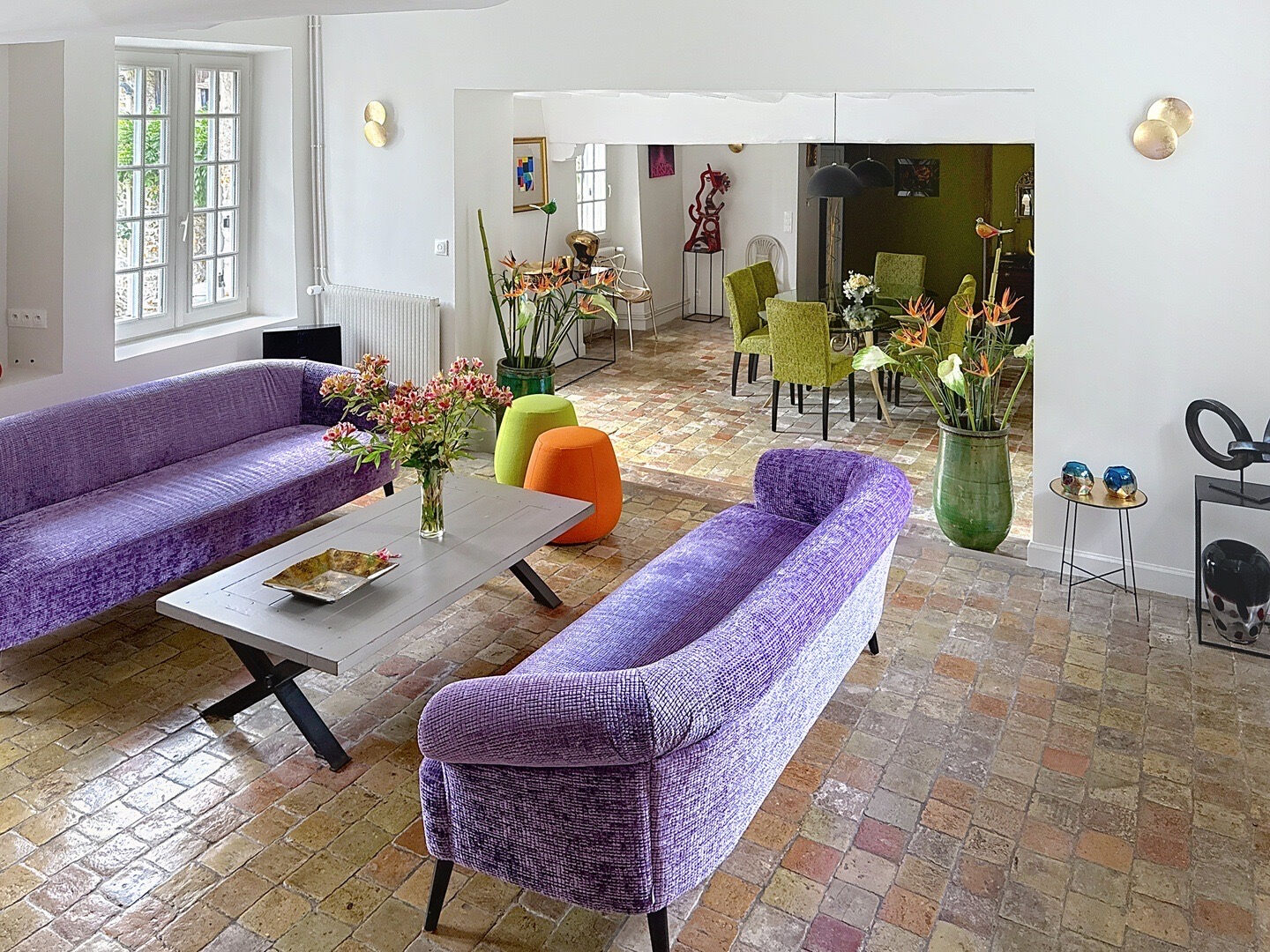 Photo Ancienne demeure de prestige  entièrement rénovée avec piscine et dépendance  Proche Auteuil / Autouillet 8 pièces  267 m2 image 6/6