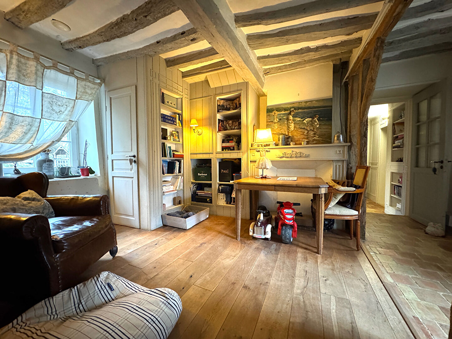 Photo Ancien Corps de ferme Proche Forêt Domaniale  6' de MONTFORT L AMAURY   6 pièces 160 m2 image 5/6