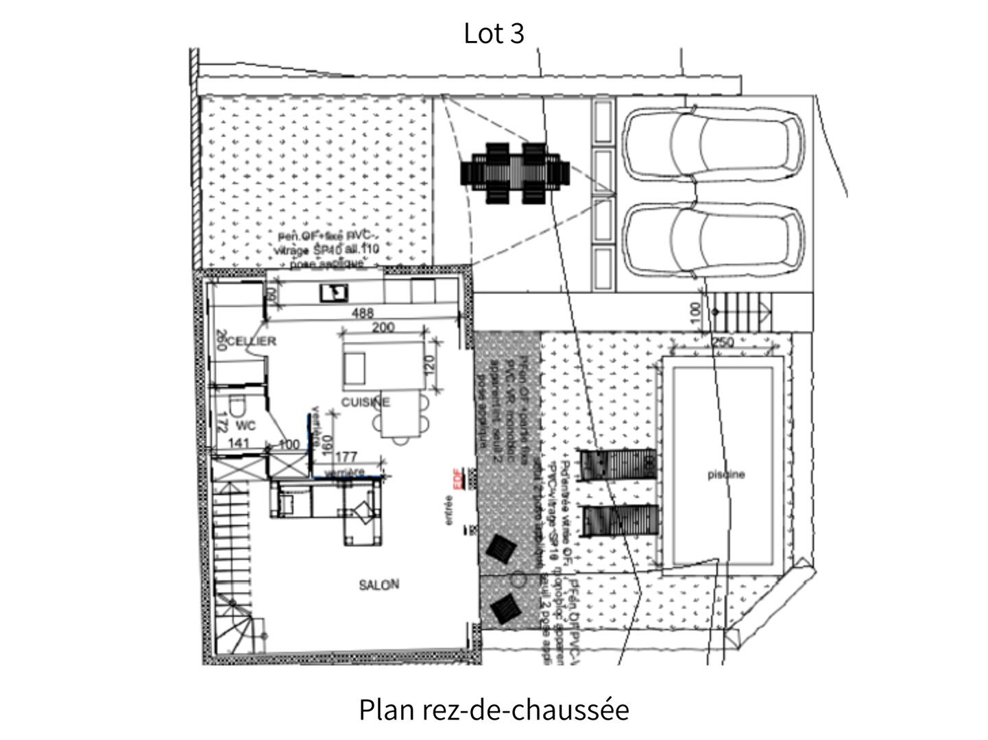Maison 123m²  avec terrain de 221m² - Crépieux limite Caluire