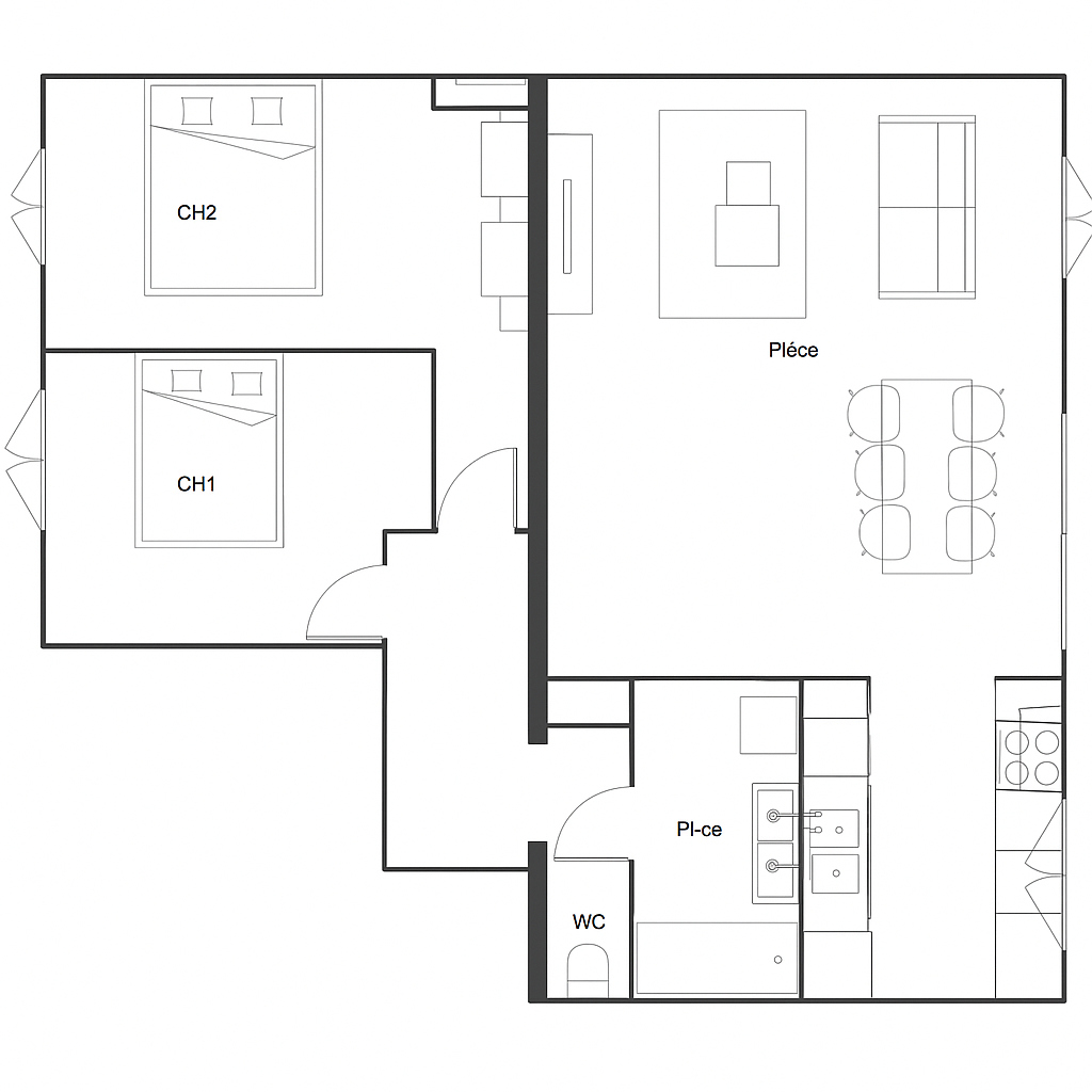 Caluire-et-Cuire - Lumineux T4 de 72m2