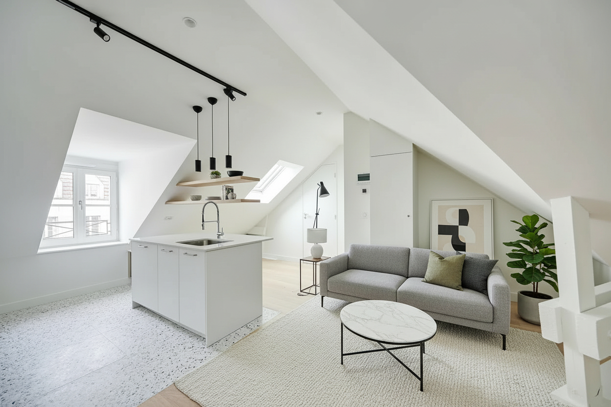 Appartement Saint Germain En Laye 2 pièce(s) 28.30 m² loi Carrez soit 58.25 m² au sol