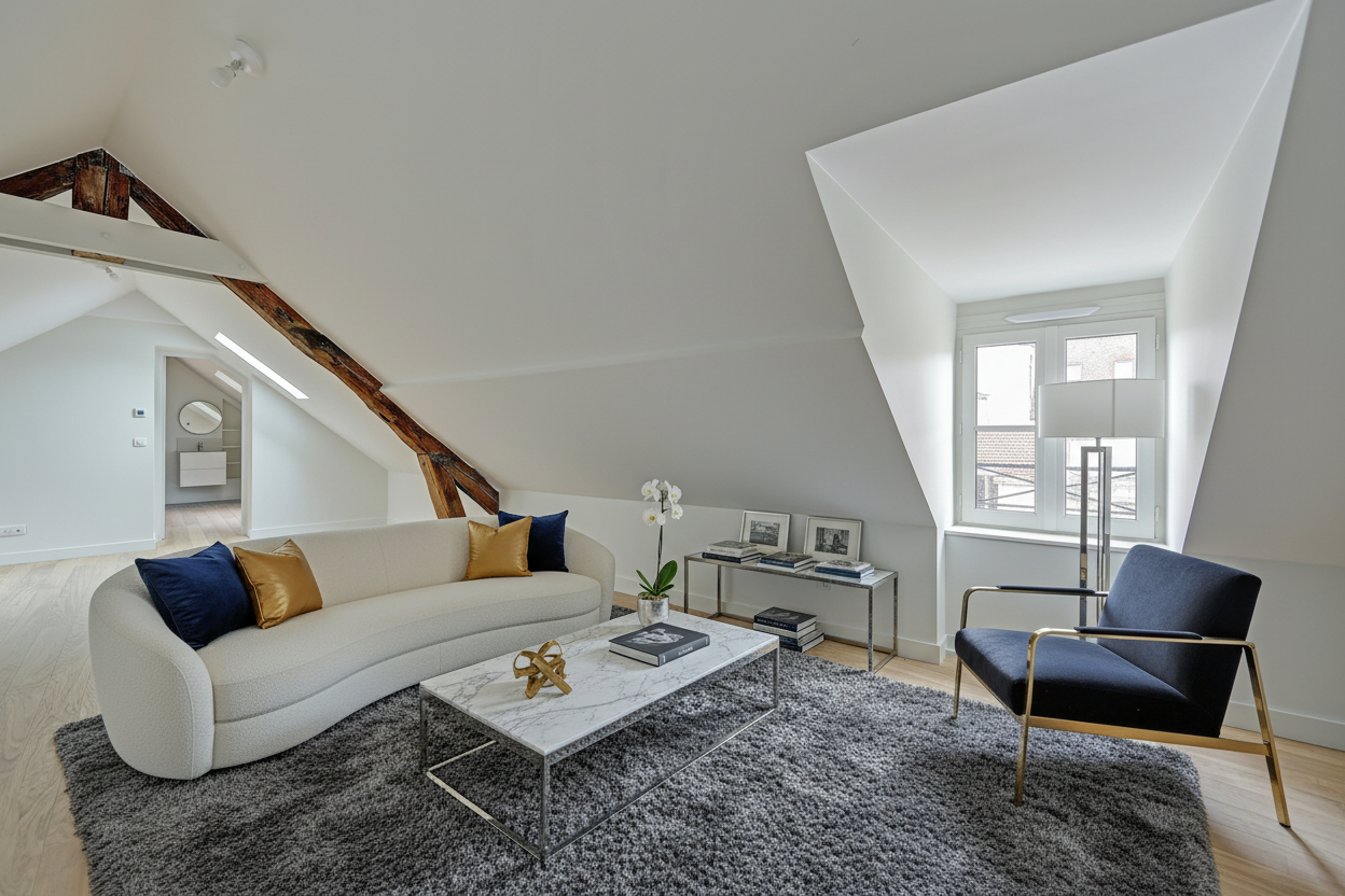 Appartement Saint Germain En Laye 2 pièce(s) 52.05 m² loi Carrez soit 93.50 m² au sol