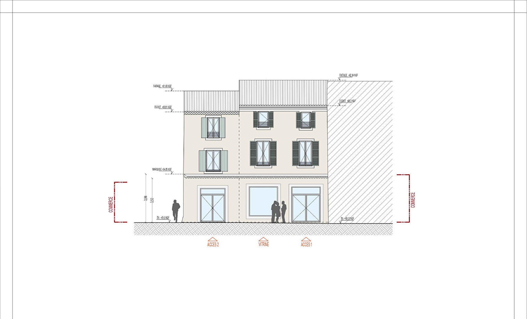 Photo Murs commerciaux de 193 m² en coeur de ville image 3/4
