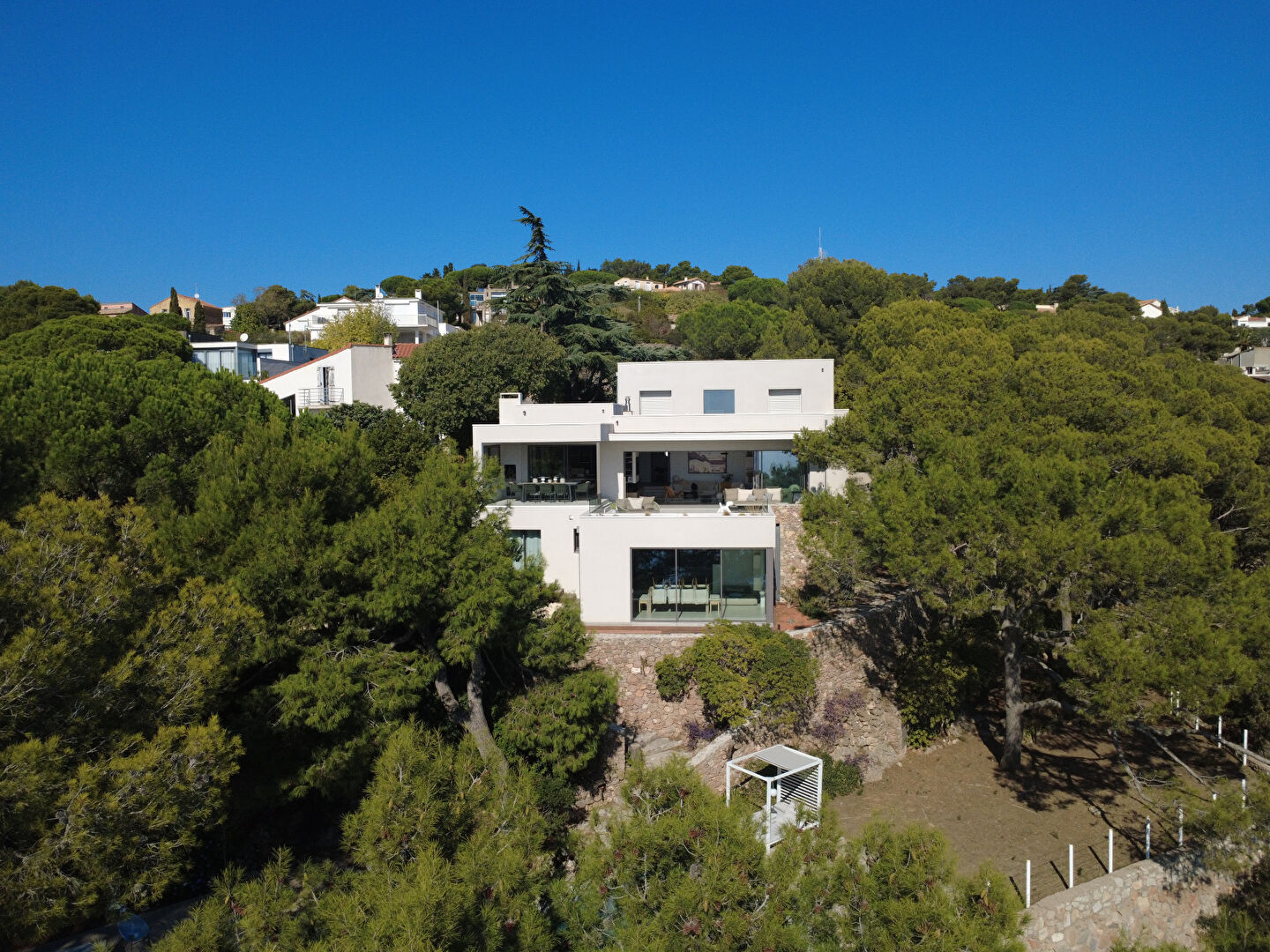 Villa d'architecte avec vue mer panoramique sur le Mont Saint-Clair