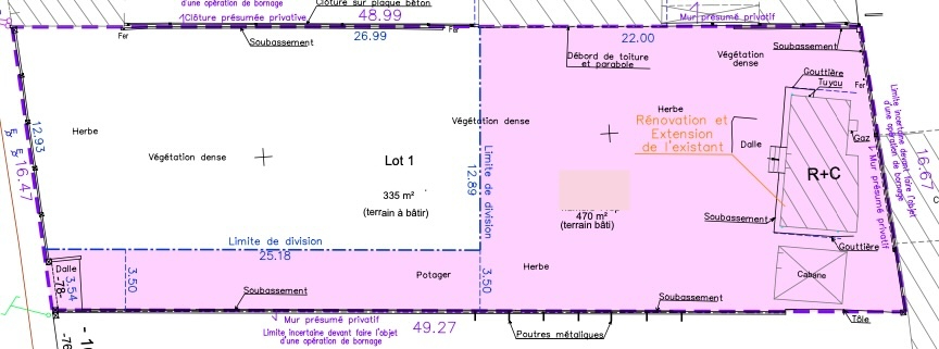 Photo Maison sur terrain constructible et divisible 810 m2 image 5/5