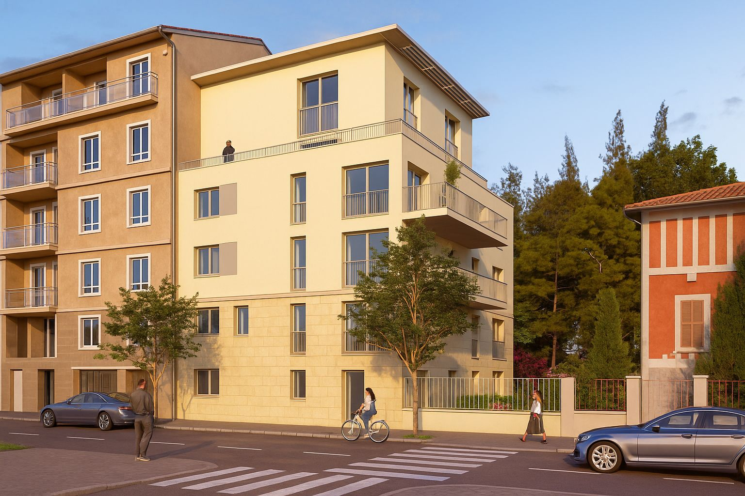 Photo T4 Duplex Attique avec grande terrasse  - Résidence LES VILLAS MAGNOLIAS - Lyon 3 Montchat image 3/3