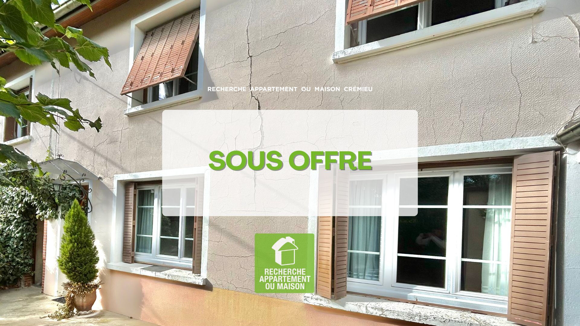 Agence immobilière de RECHERCHE APPARTEMENT OU MAISON - Crémieu