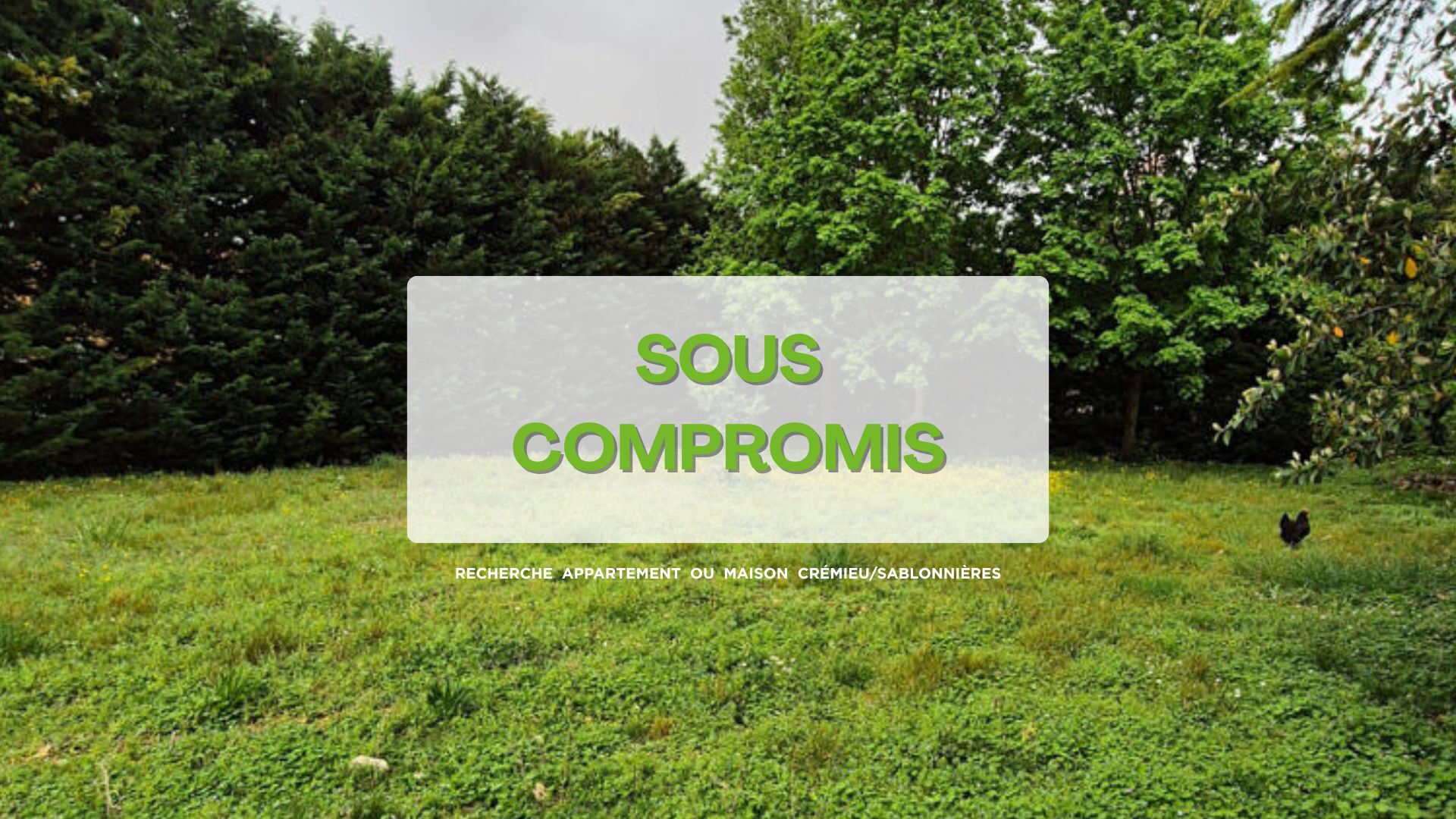 Agence immobilière de RECHERCHE APPARTEMENT OU MAISON - Crémieu