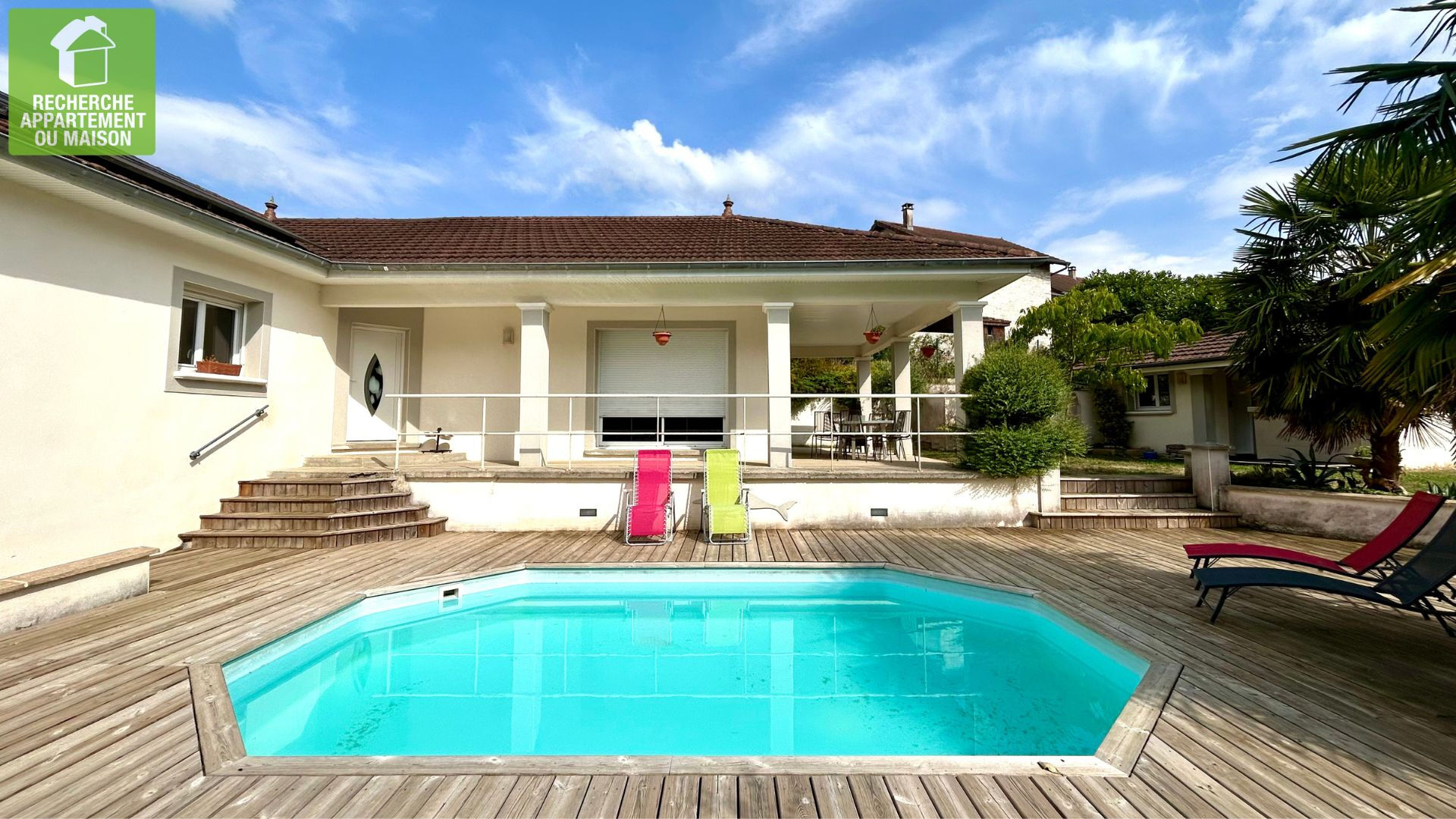 MAISON 155m2 avec 4 chambres sur 1150m2 de terrain