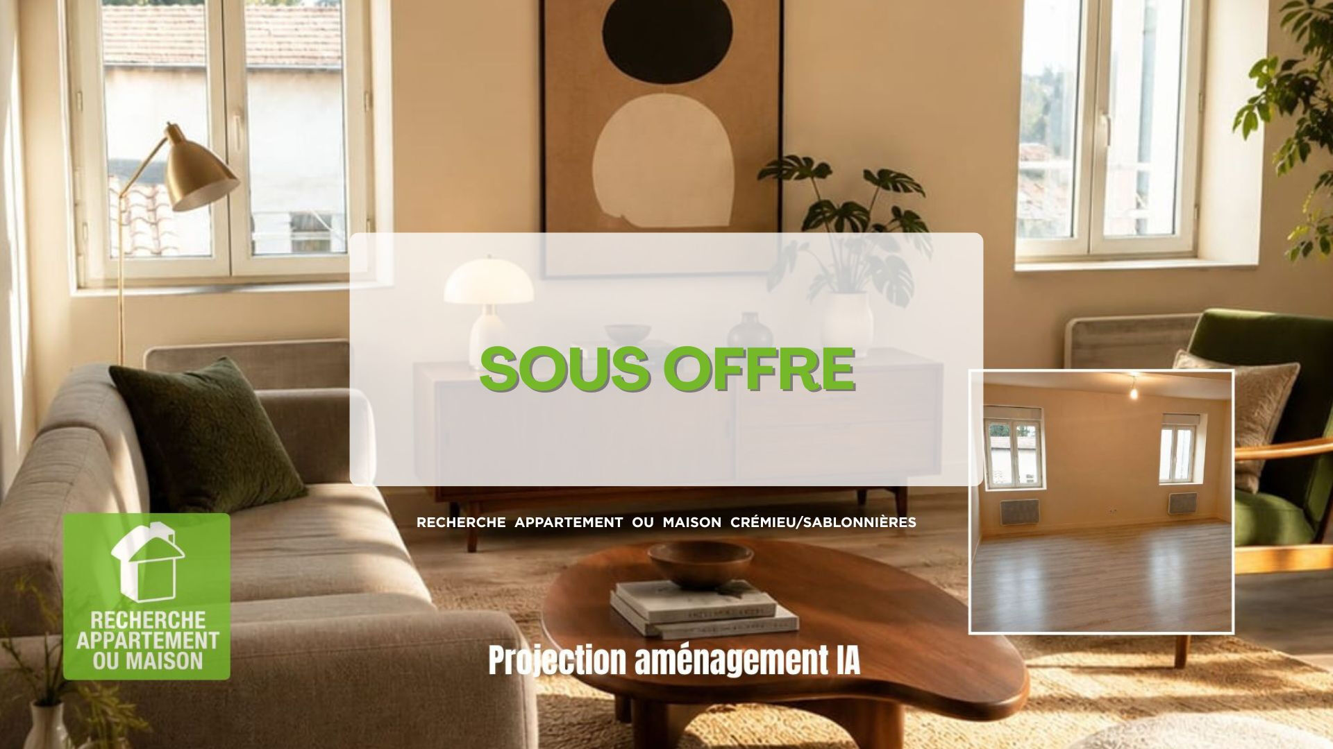 Agence immobilière de RECHERCHE APPARTEMENT OU MAISON - Crémieu