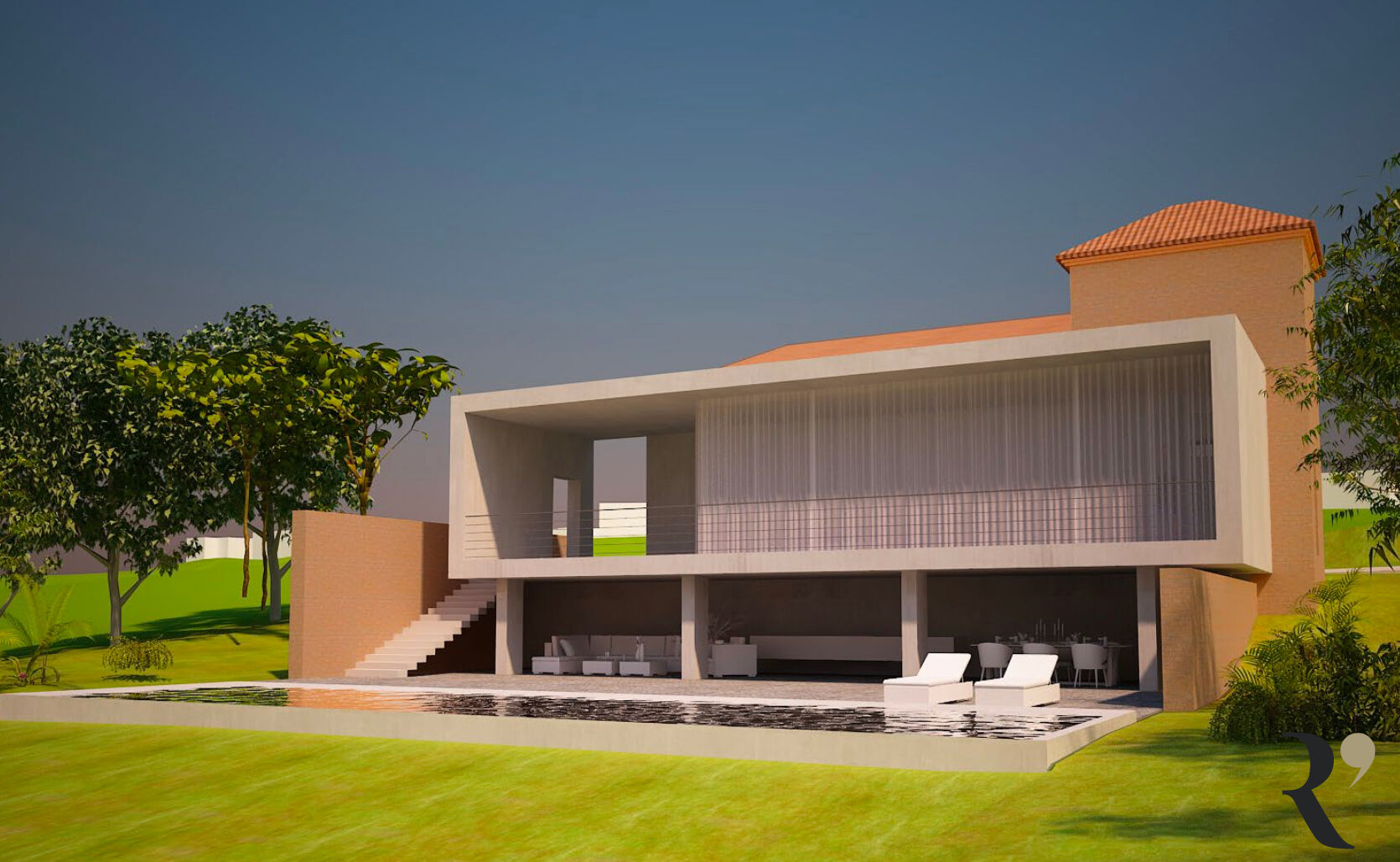 Projet de réhabilitation et extension 208m2 avec permis accepté