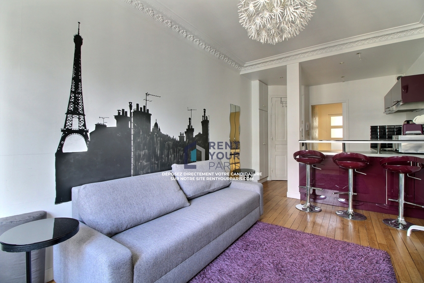 Image 2 de Location Appartement 30m2 Paris 16