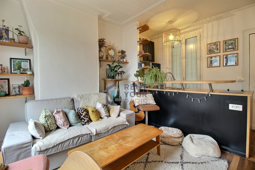 Image 2 de Location Appartement 32m2 Paris 19