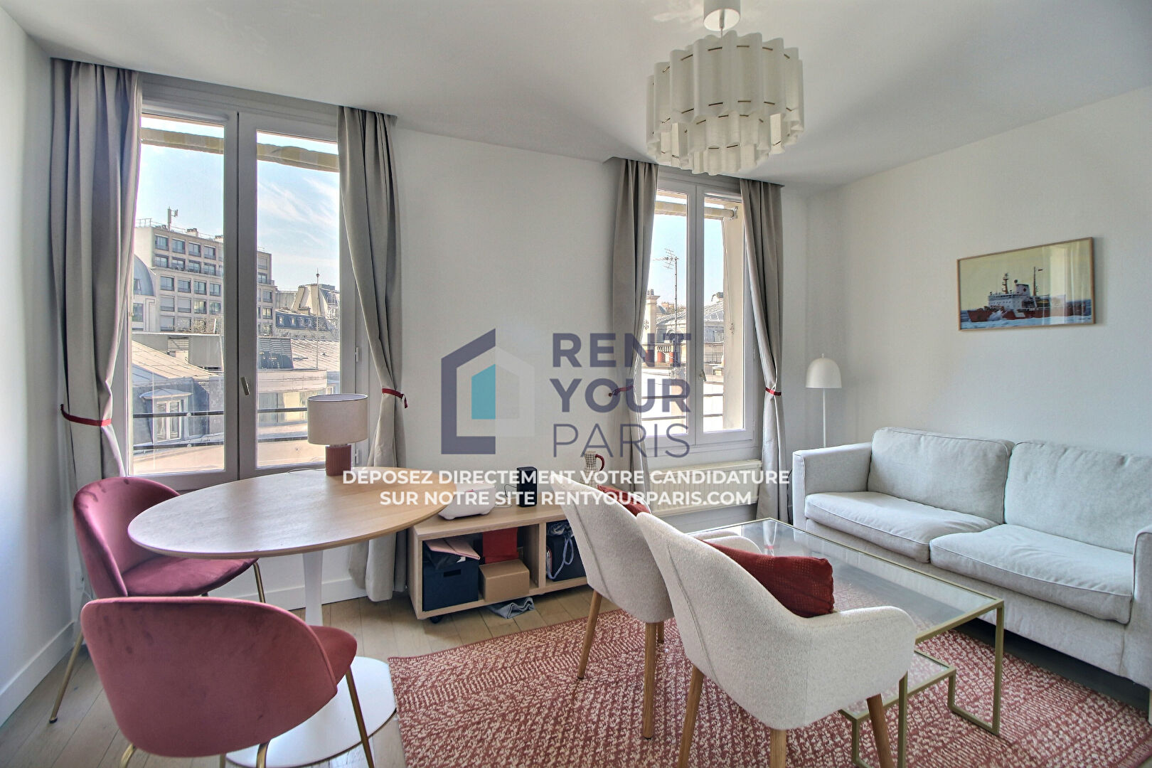 Location Appartement 33m2 Paris 8