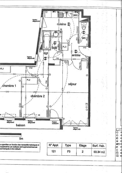 Photo Appartement T3 LA PLAINE ST DENIS - 3 pièce(s) - 64.75 m2 image 2/6
