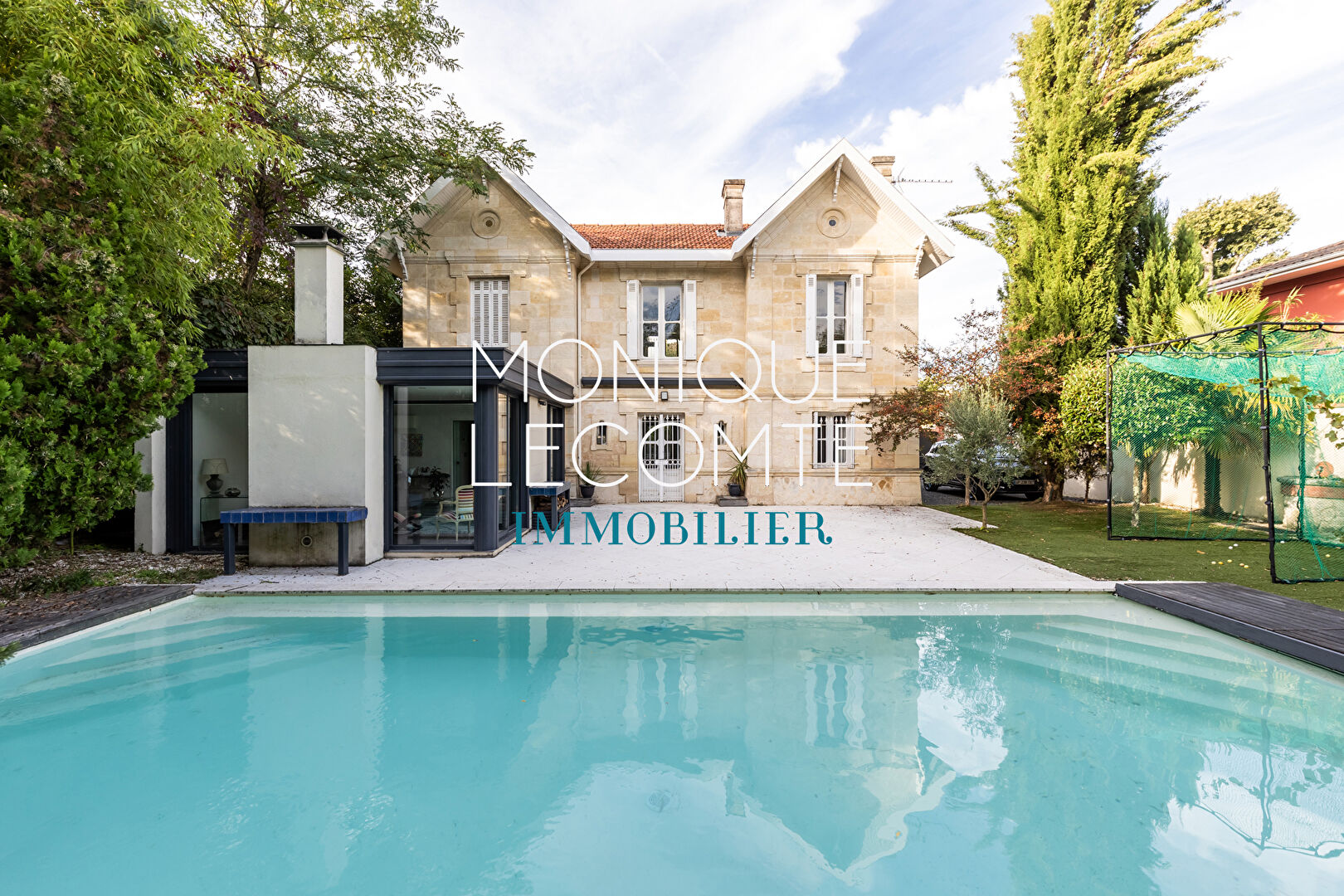 Photo BORDEAUX - TALENCE - Belle propriété en pierre 180m2 - Jardin - Piscine - Garage image 1/6