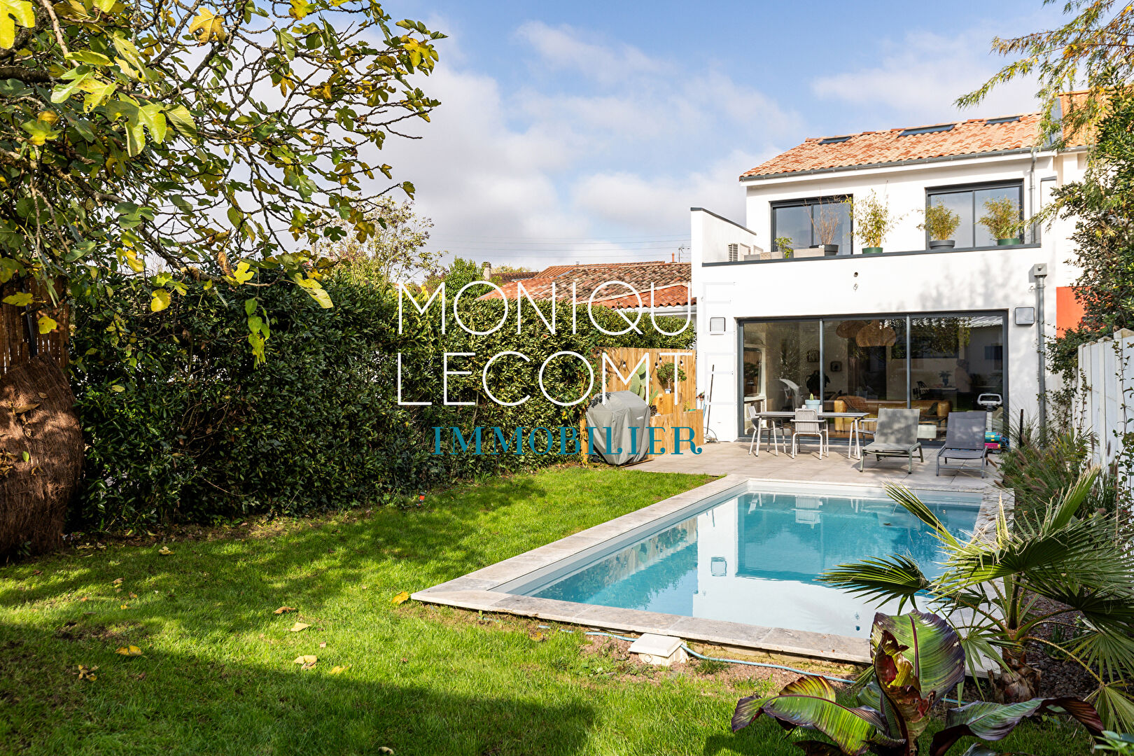 BORDEAUX - TALENCE - Maison contemporaine 5 chambres - Dépendance -Jardin - Piscine