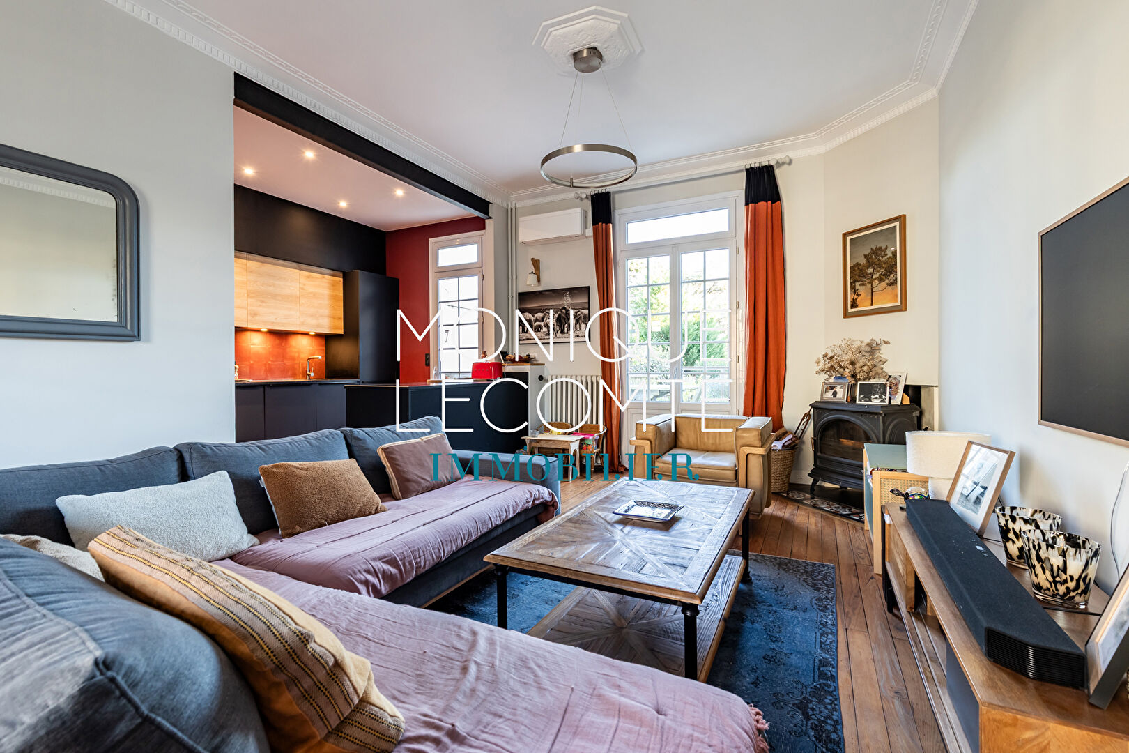 Photo BORDEAUX - LE BOUSCAT - Parc Bordelais - Maison Art Déco 135 M2 - 4 chambres - Jardin - Garage - J image 3/6