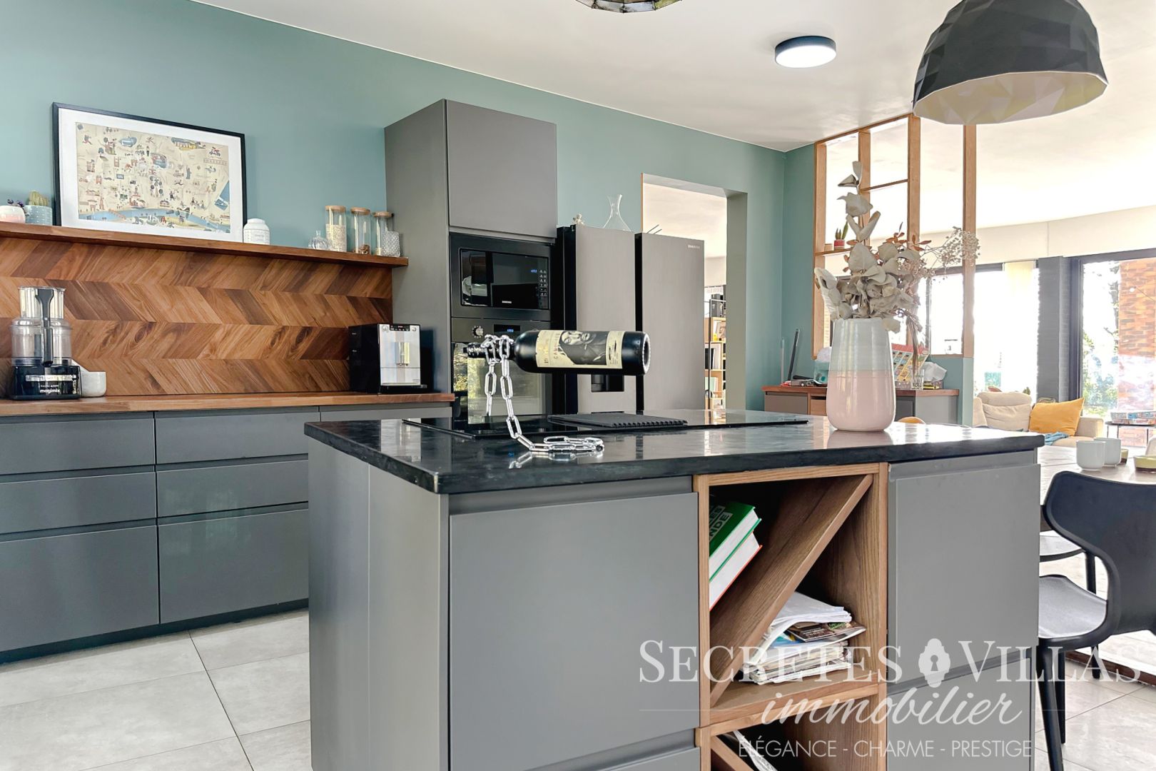 Photo CREON VILLA ARCHITECTE 333M2 PARC 1,6HA PISCINE INTERIEURE image 4/6