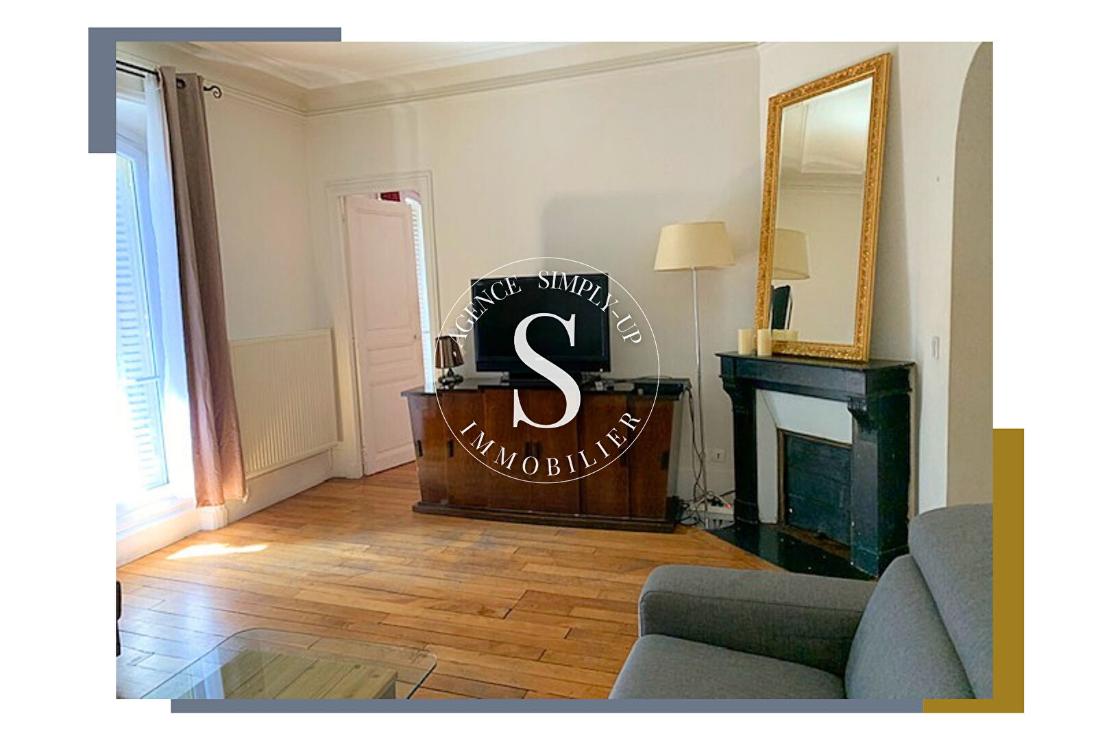 Appartement Paris 3 pièce(s) 72 m2 - Très calme - avec PARKING