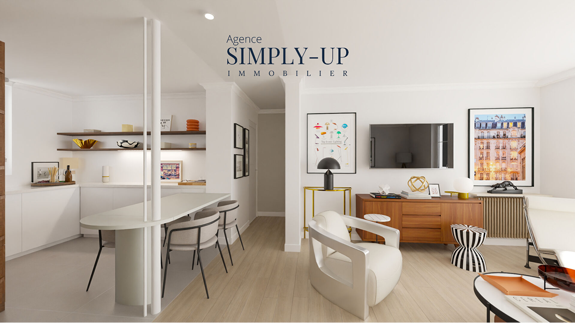 Appartement 4 pièces, livré clé en main par le propriétaire.