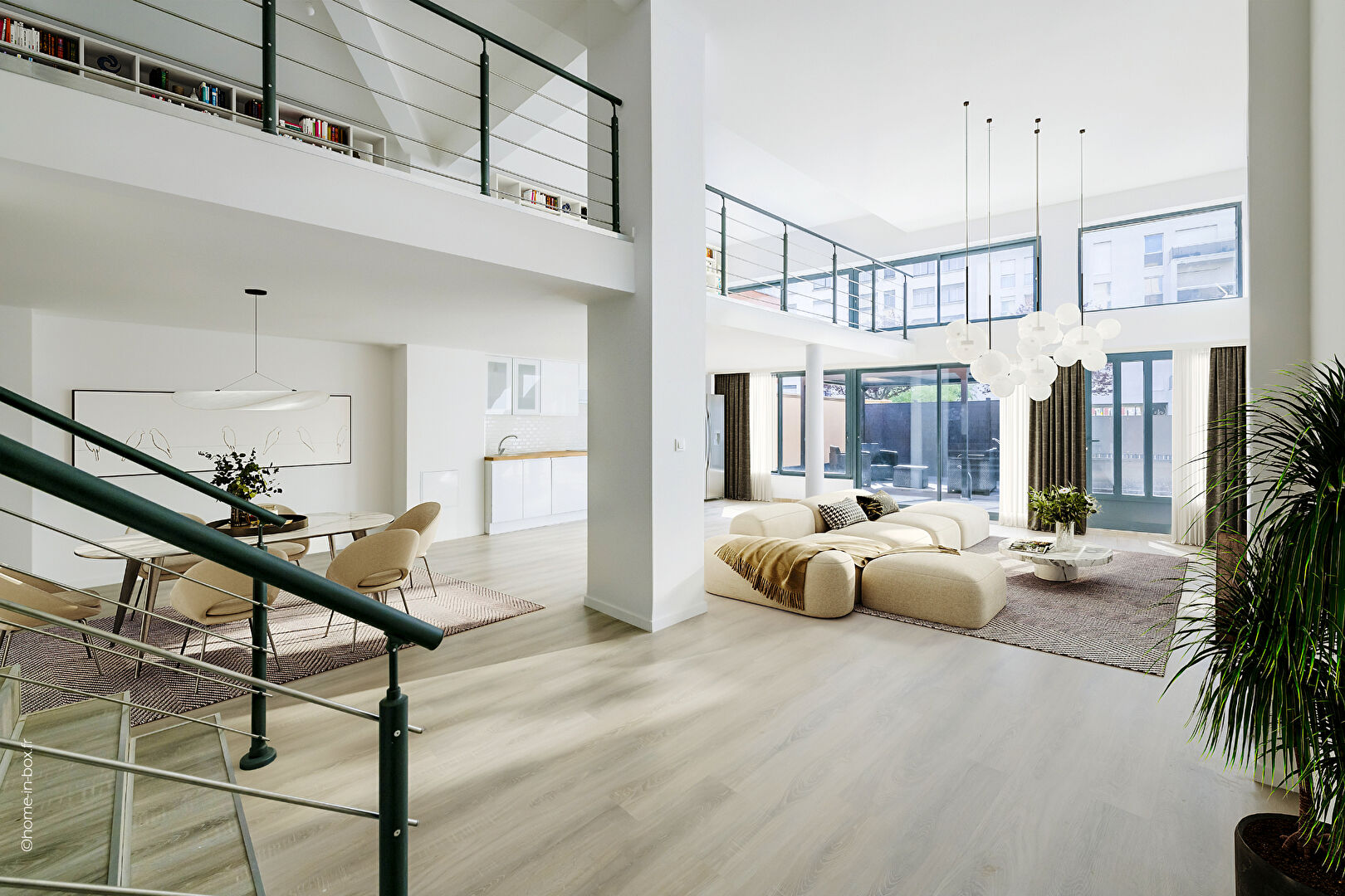 Photo Loft Montreuil 5 pièce(s) 155 m2 image 2/6