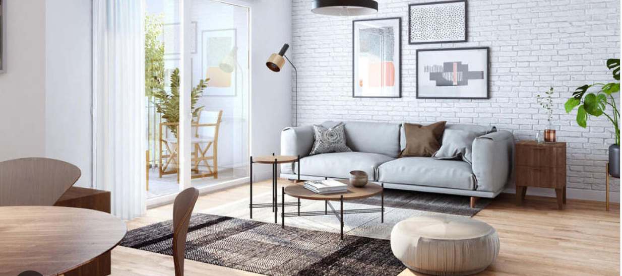 T3 avec grand balcon