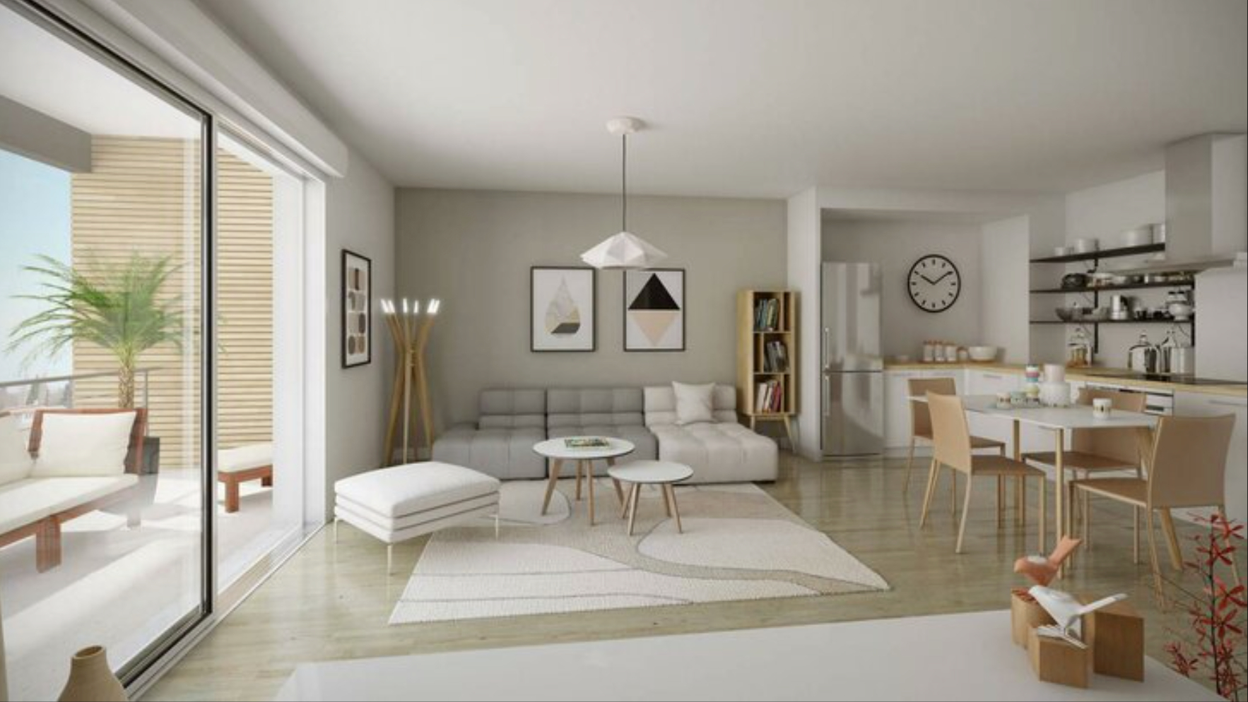 Photo T2 plein sud terrasse image 2/2