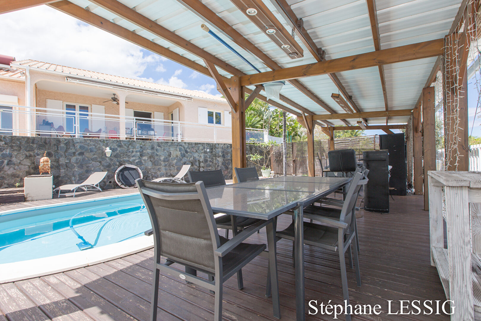 MAISON VILLA à VENDRE « EN EXCLUSIVITE » VUE MER secteur Halte-là LA POSSESSION.