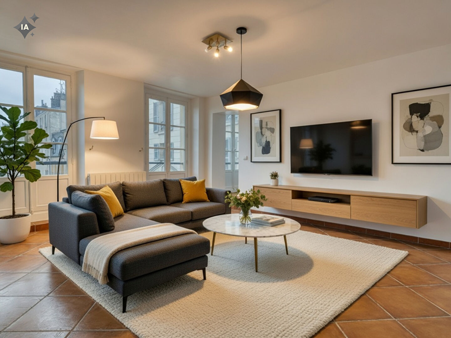 Appartement Versailles 2 pièce(s) 53.29 m2 avec vue sur le château de Versailles