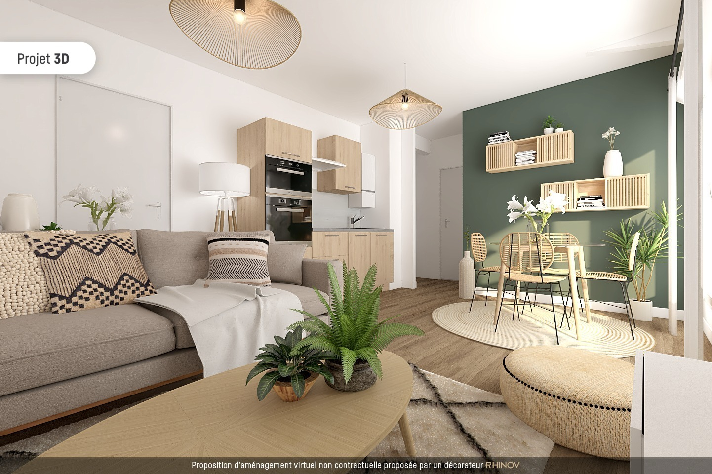 NOUILLY : TRÈS BEAU DUPLEX F3/4 AVEC JARDIN ET STATIONNEMENT