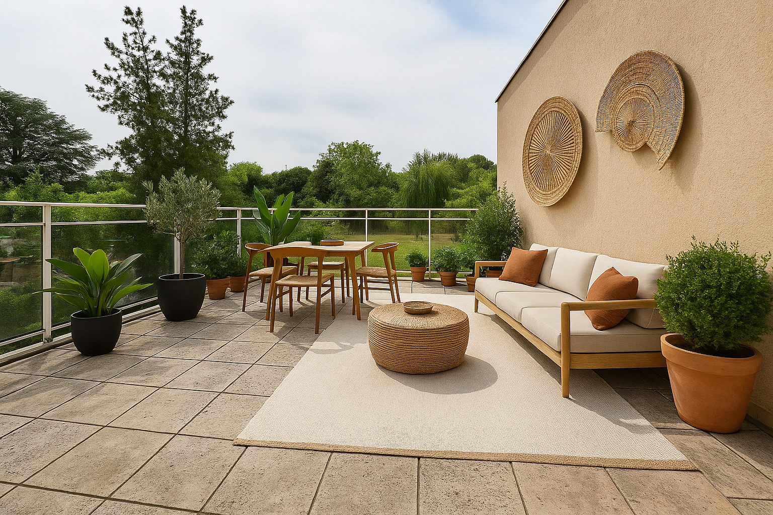 Photo MOULINS LES METZ : SUPERBE F3 ENTIEREMENT RENOVE AVEC VASTE TERRASSE image 3/6