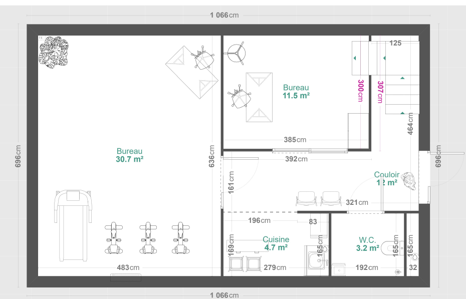 Photo Local d'activité Saint Quentin Fallavier 90m2 utile (70m² Loi Carrez) image 4/5
