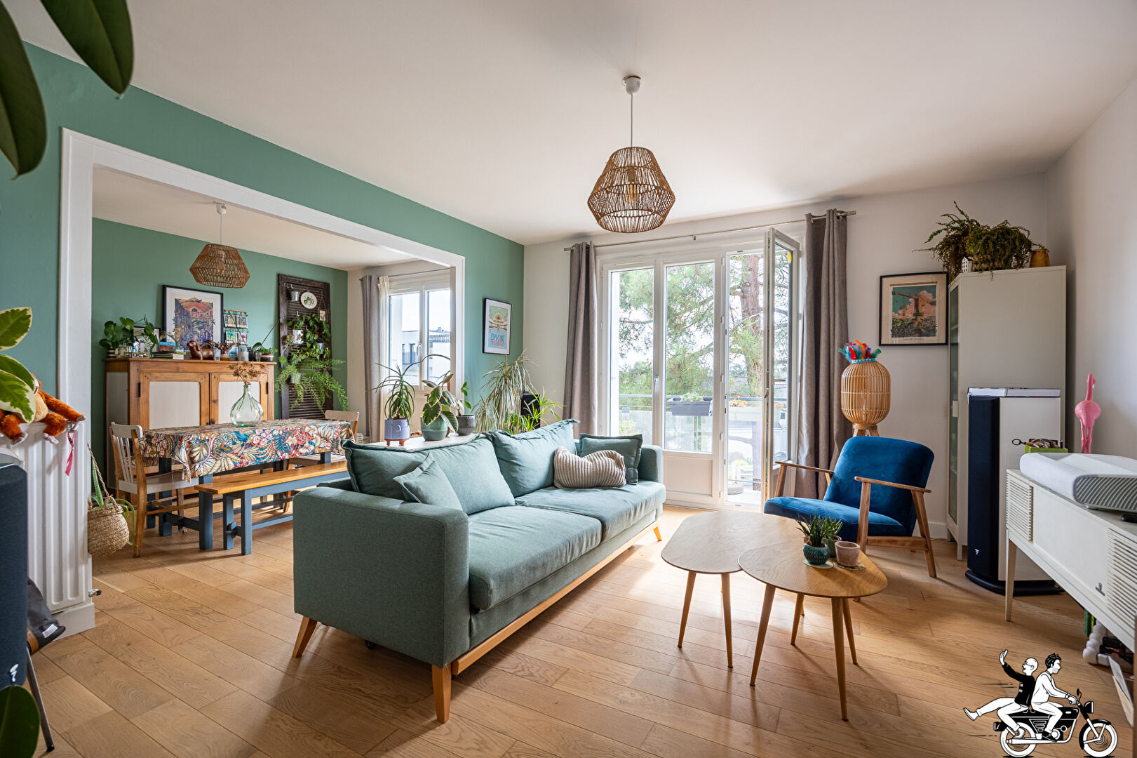 COUP DE COEUR - APPARTEMENT TYPE 4 TRÈS LUMINEUX - BALCON, GARAGE et CAVE