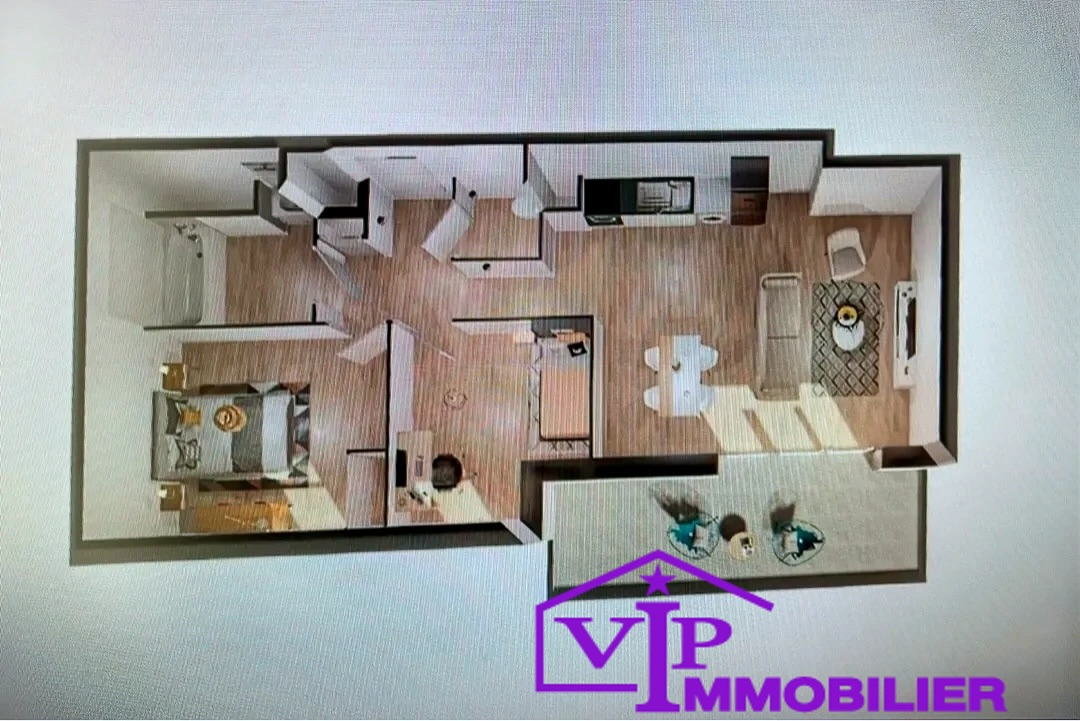 Photo Appartement Sotteville Les Rouen 3 pièce(s) 58.61 m2 image 4/5