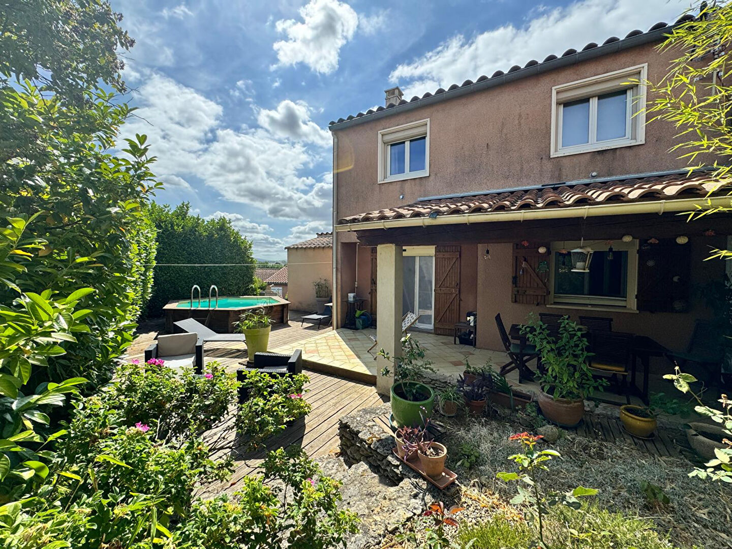 REF – CONVIVIALITÉ – CARCASSONNE – Maison – 6 pièces -100 m² – Jardin
