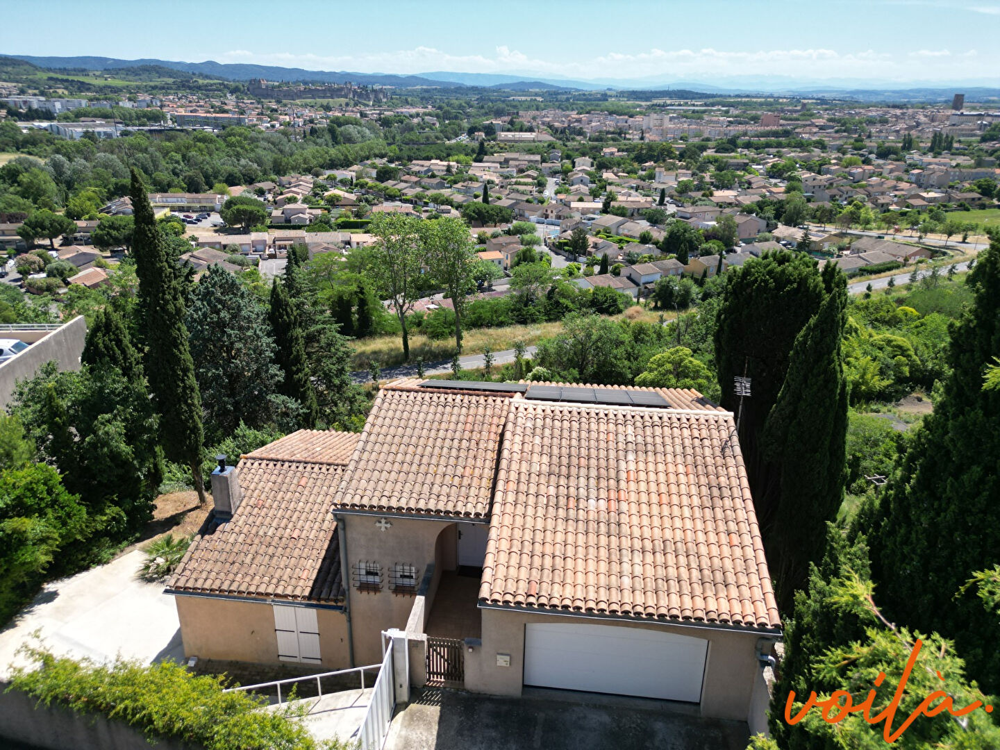 REF – COLORIS – Carcassonne VUE CITE – maison 130 m2 hab – garage – 4 ch – jardin