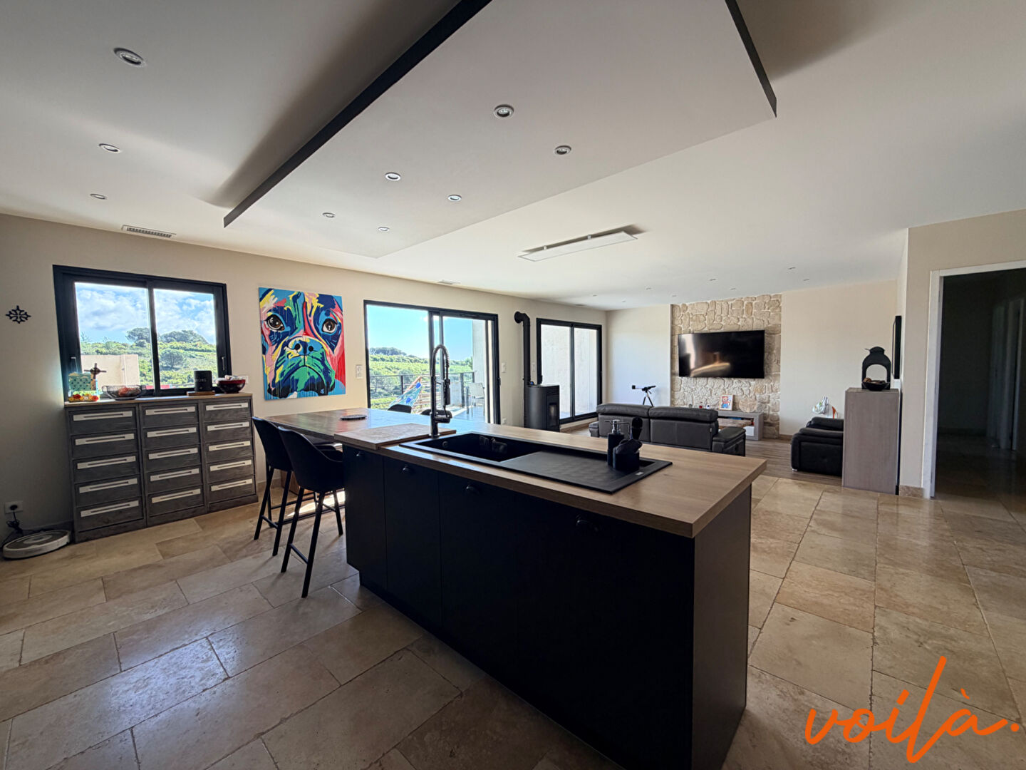 REF – OCCITANE – 15min CARCASSONNE – Maison plain-pied 165m² – 3 chambres + T2 – Garage – Piscine