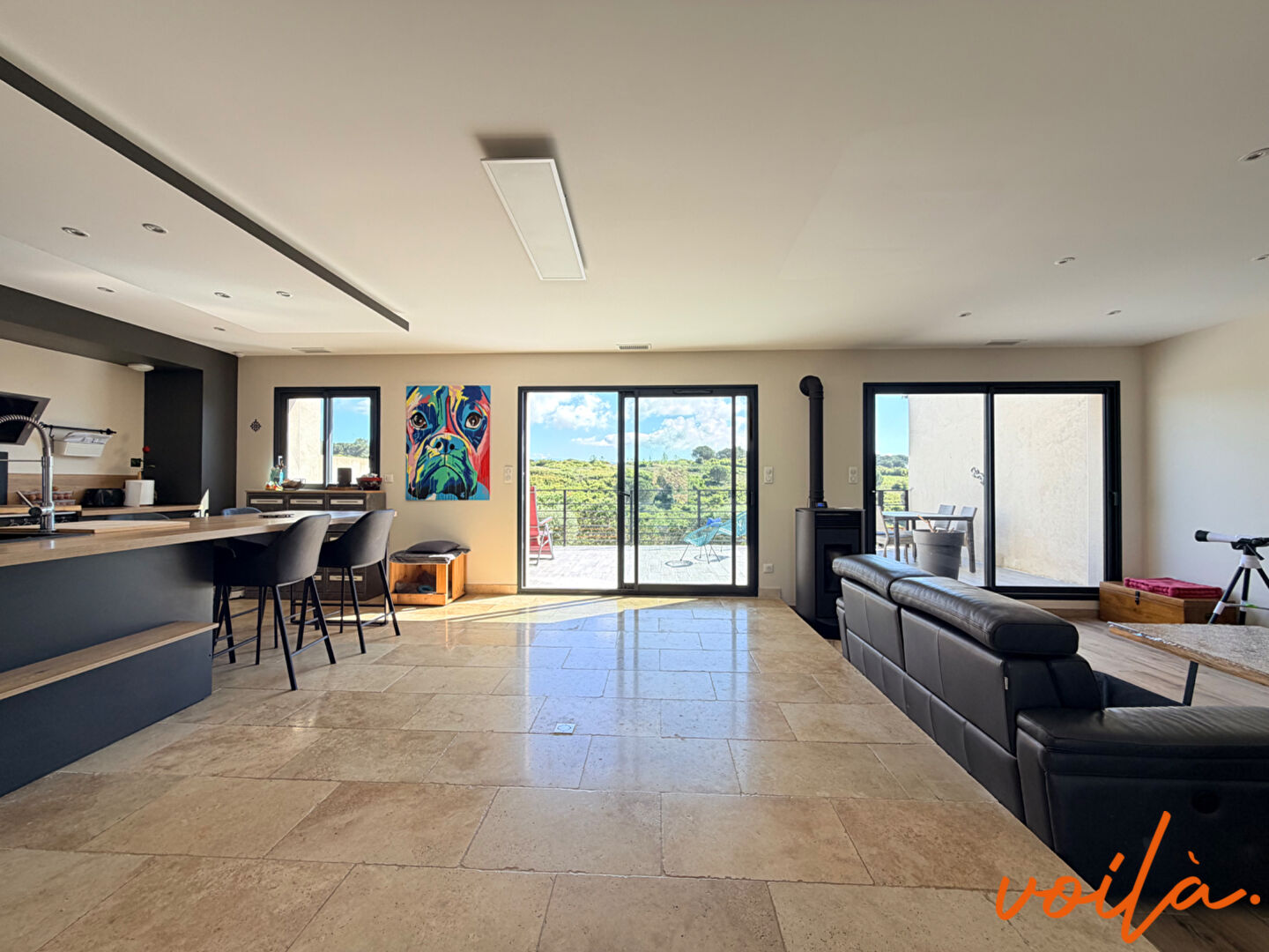 REF – OCCITANE – 15min CARCASSONNE – Maison plain-pied 165m² – 3 chambres + T2 – Garage – Piscine