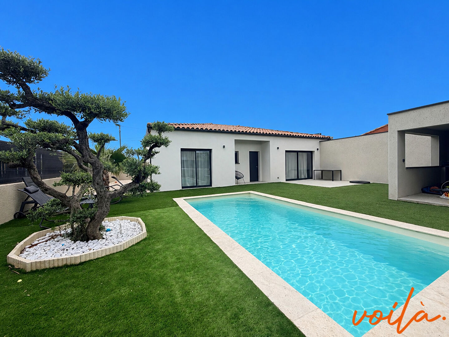 REF – WOAW – Maison 125m² – 3 chambres – Garage – Piscine