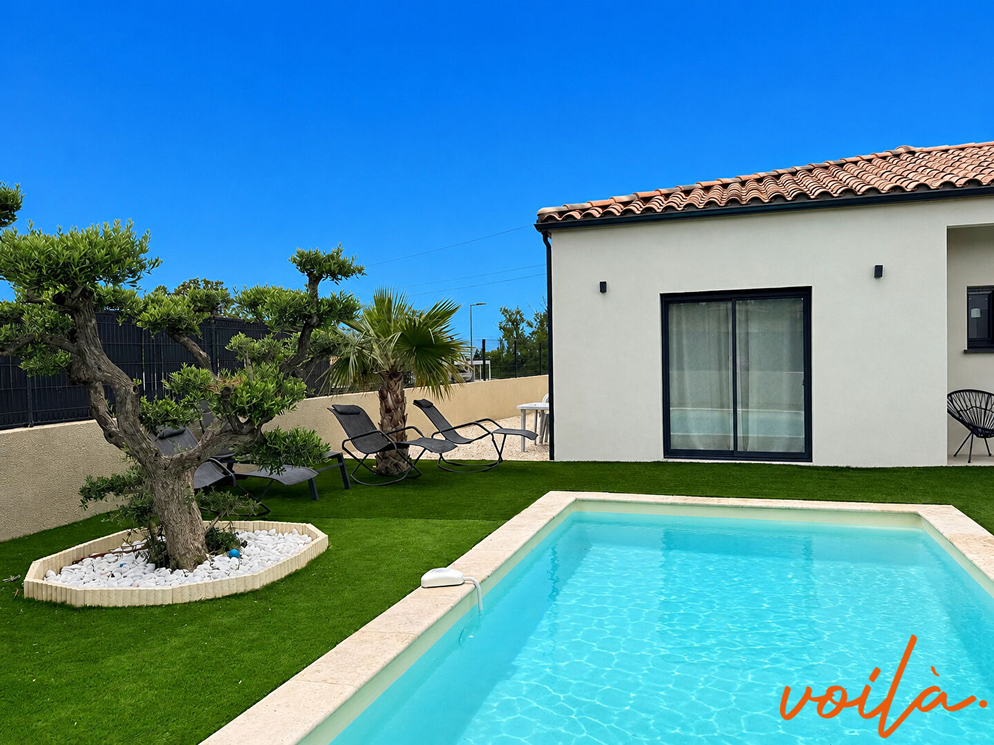 REF – WOAW – Maison 125m² – 3 chambres – Garage – Piscine