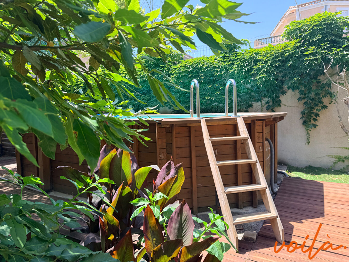 REF – CACHET – Maison 193m2 – 4 ch (poss 5) – Garage – Jardin – Piscine