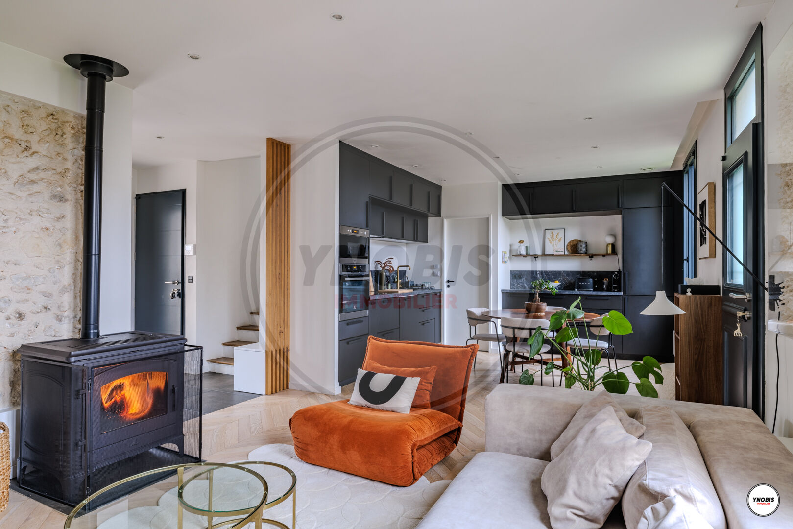 Photo Meulière Orgeval 3 chambres100 m2 - Vue Tour Eiffel et La Défense image 2/6