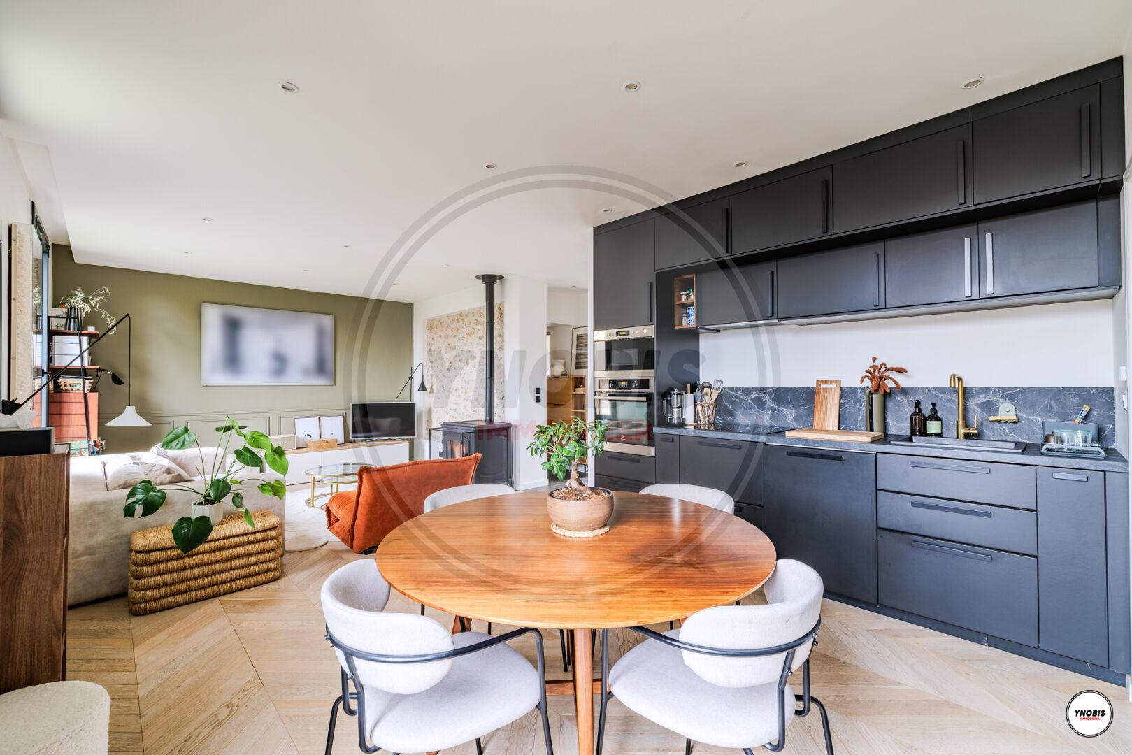 Photo Meulière Orgeval 3 chambres100 m2 - Vue Tour Eiffel et La Défense image 3/6