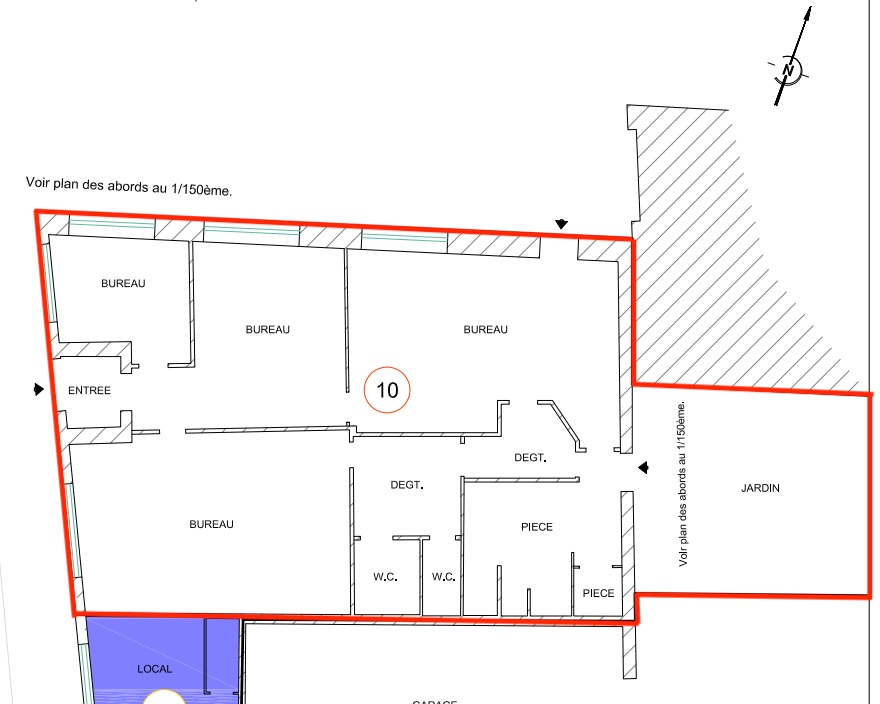 Photo Appartement / Plateau - REZ DE JARIN 133,50 m2 - FEY image 2/3