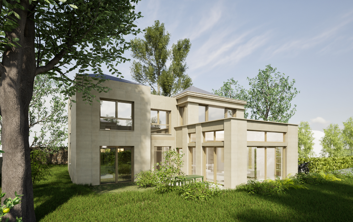 CHATOU quartier BRIMONT terrain à bâtir de 800 M² à 10 mn du RER vendu avec permis de construire