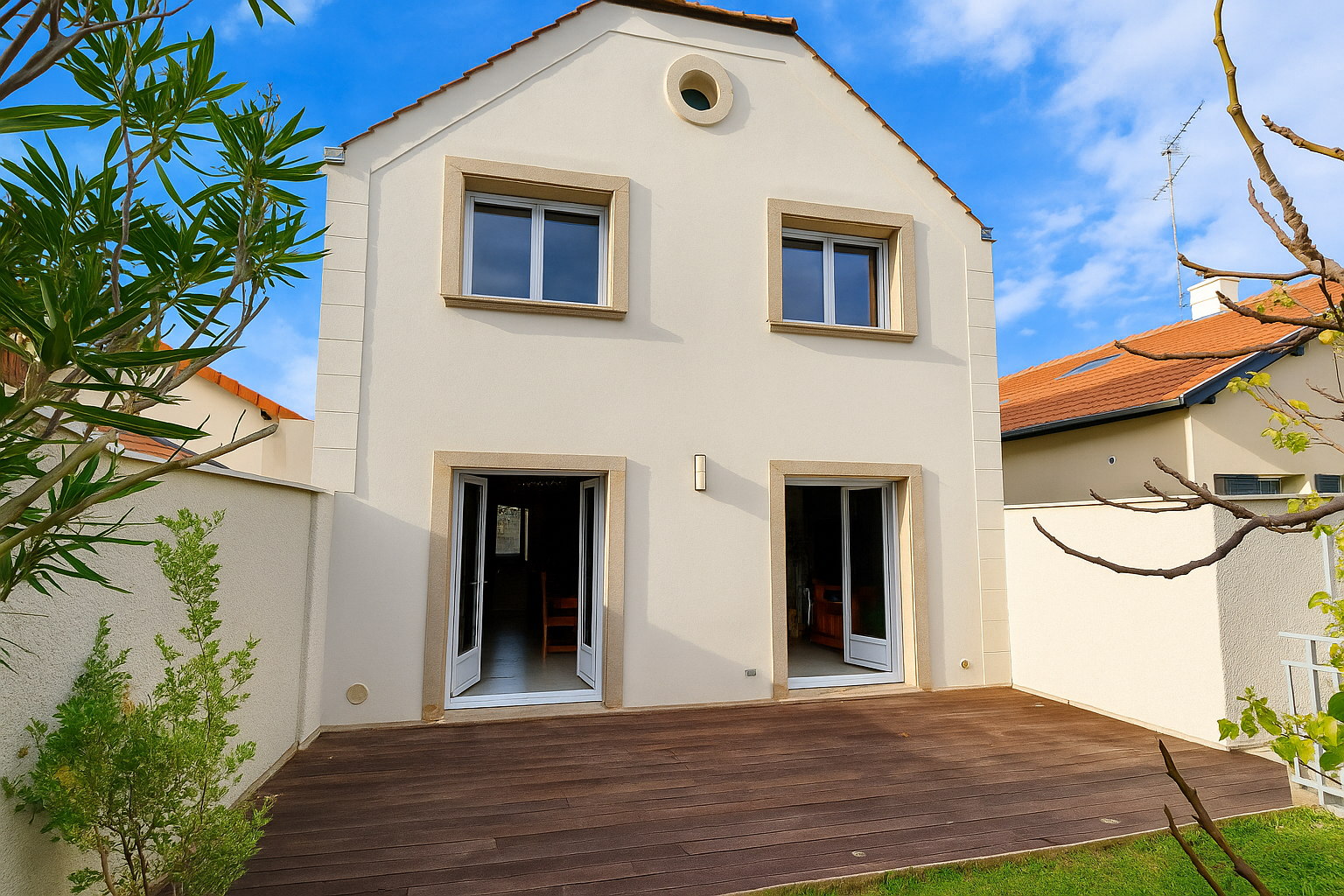CHATOU maison récente de 2010 avec 3 chambres  sur terrain de 186 m²