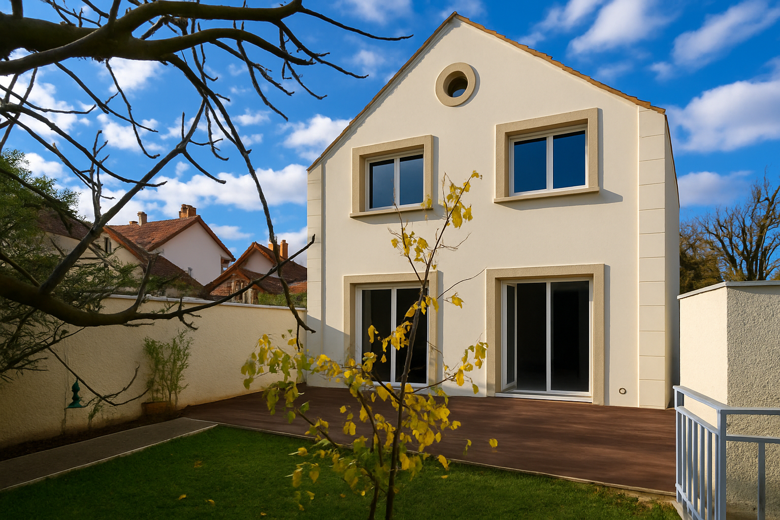 CHATOU maison récente de 2010 avec 3 chambres  sur terrain de 186 m²